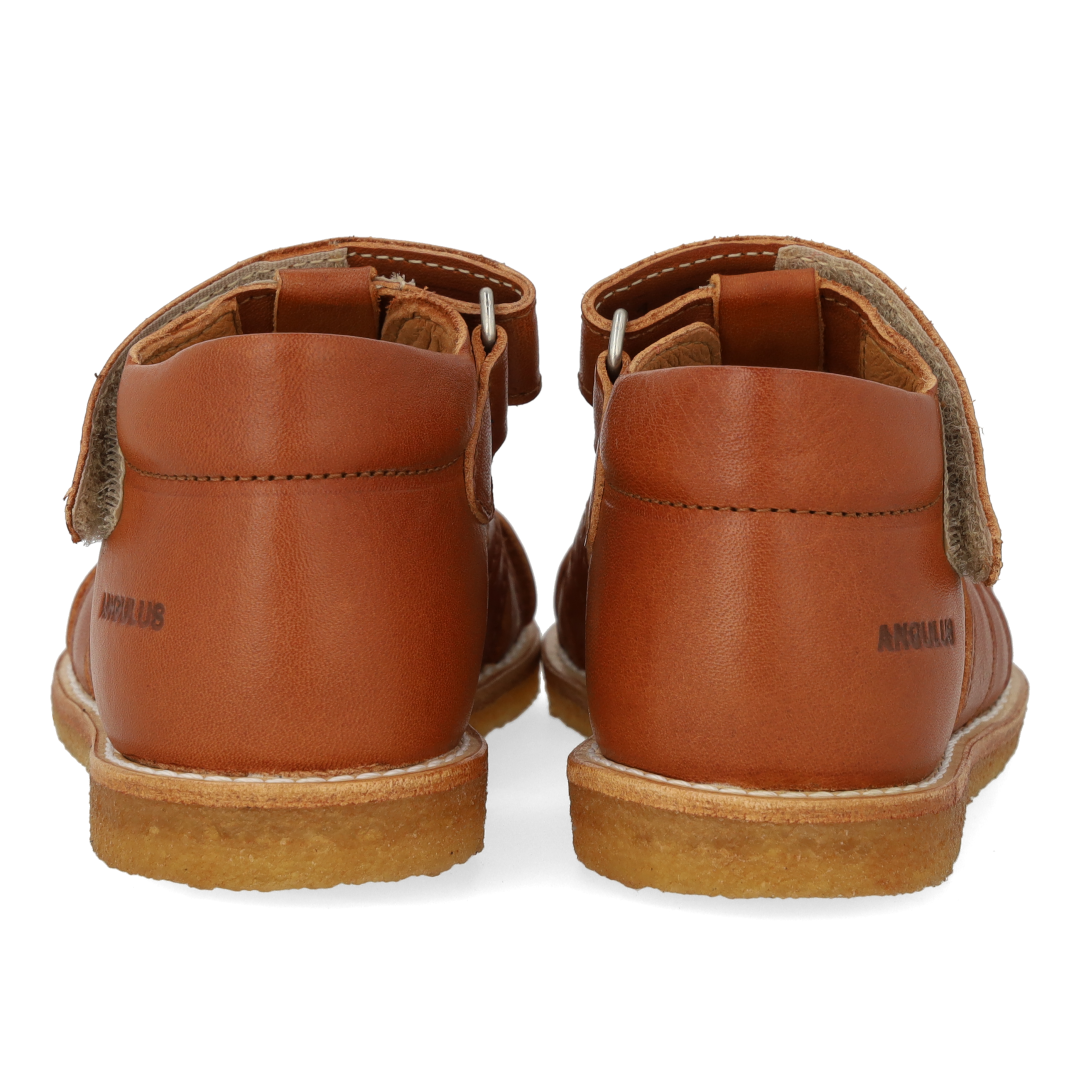 Sandal med dinobroderi og lukket tå