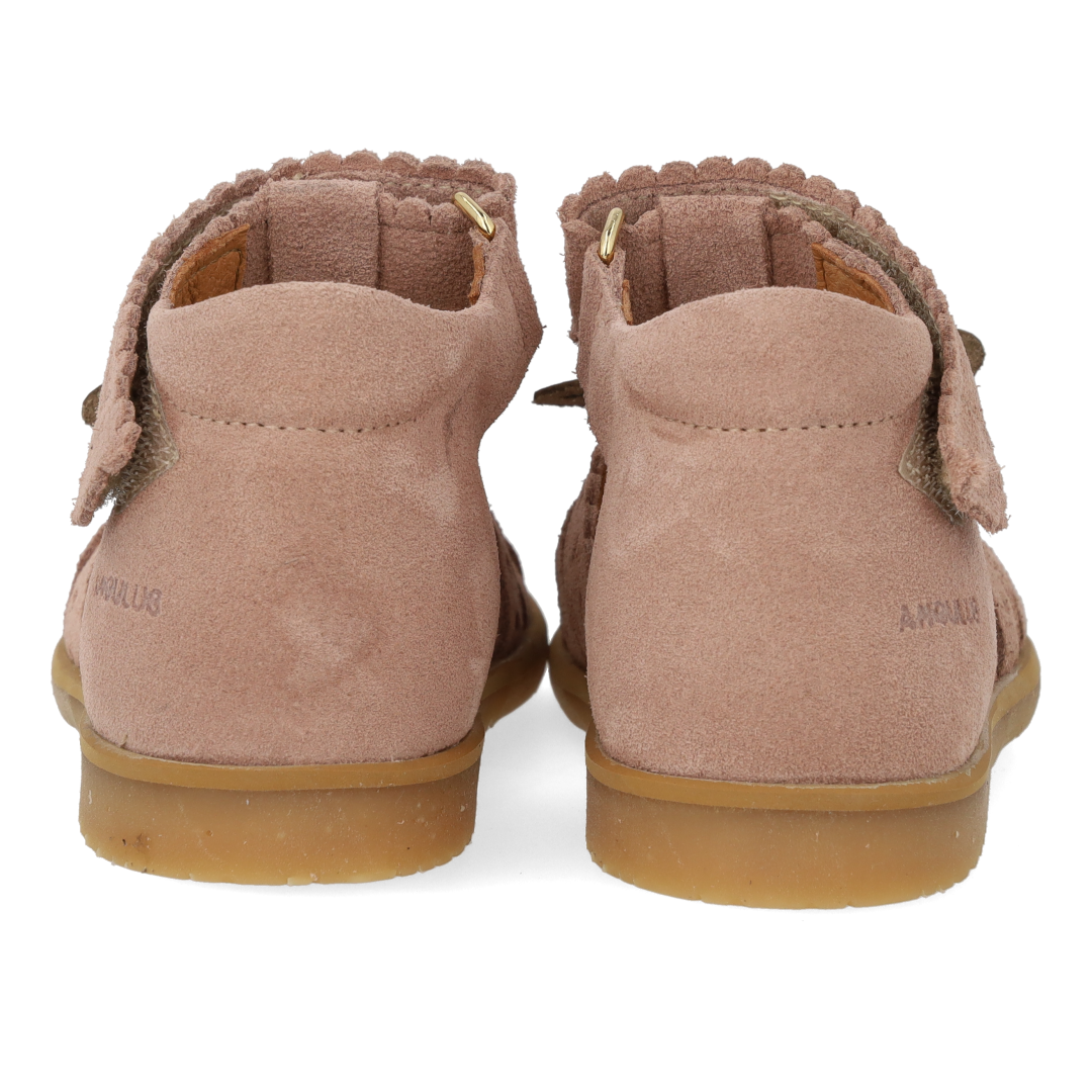 Sandal med sommerfugl og dobbelt velcro