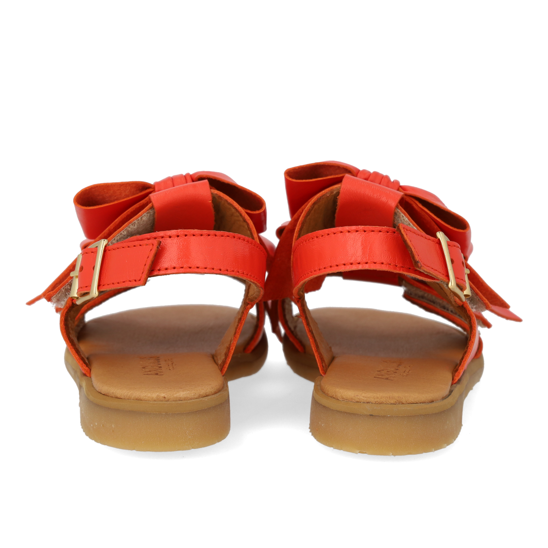 Sandal med åben tå og dobbelt velcro