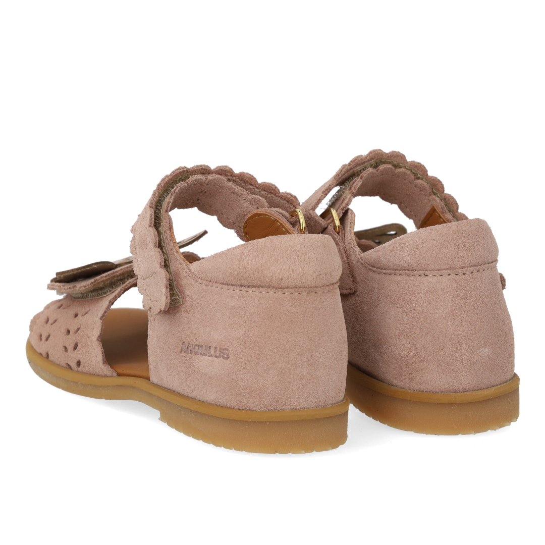 Sandal med åben tå og dobbelt velcro