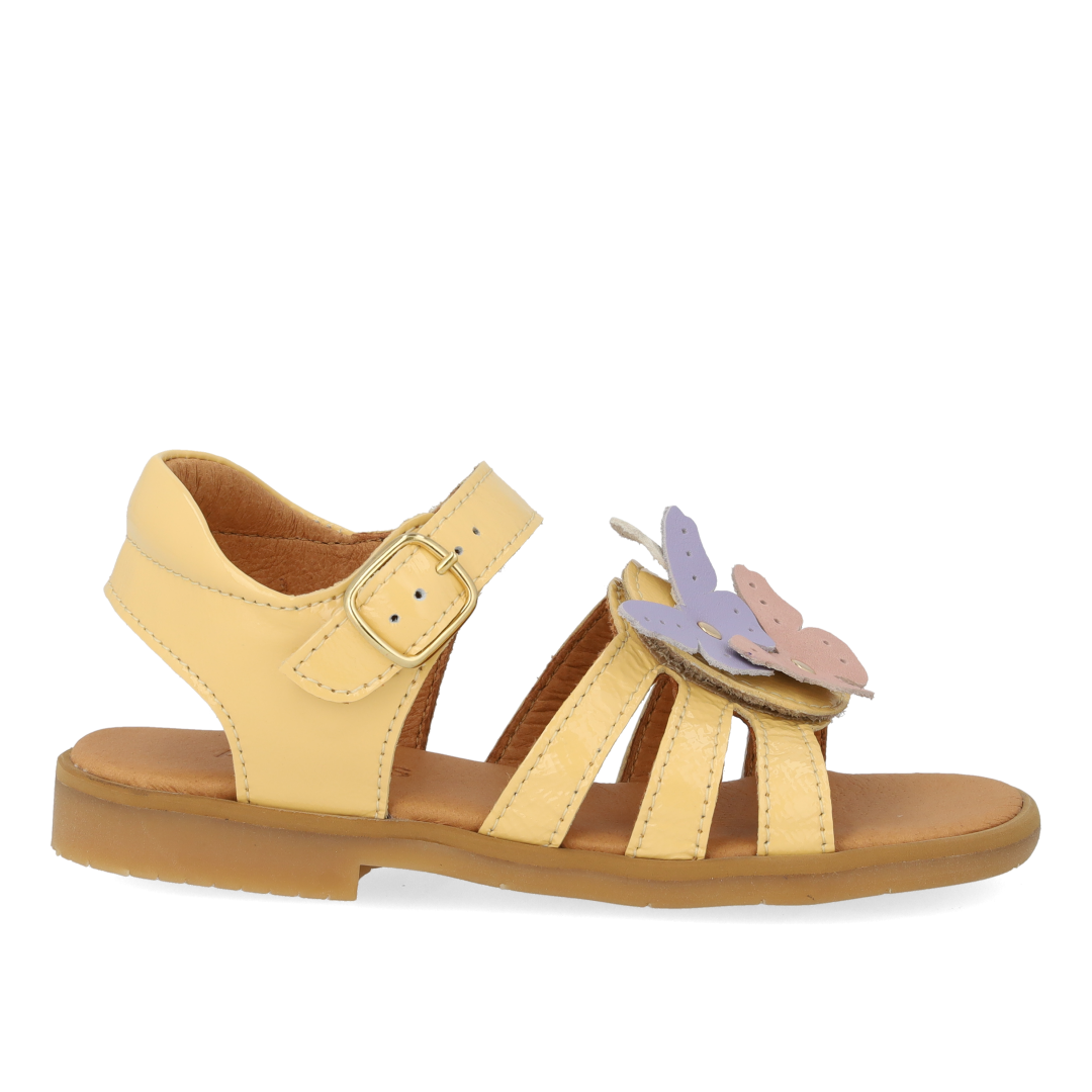 Sandal med åben tå og velcro