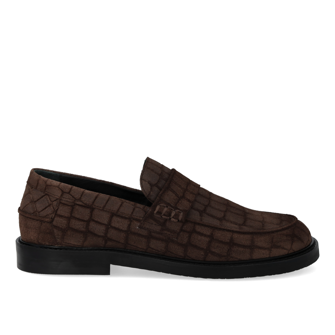 Klassisk Penny loafer med bred pasform