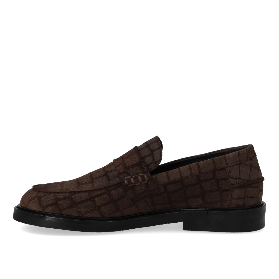 Klassisk Penny loafer med bred pasform