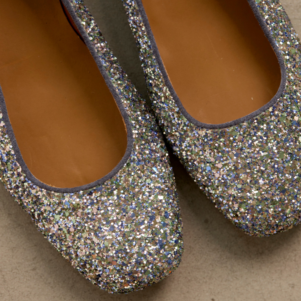 Ballerina i funklende glitter