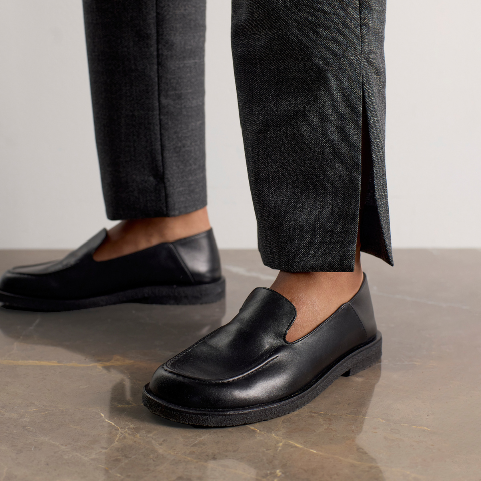 Loafer med bred pasform