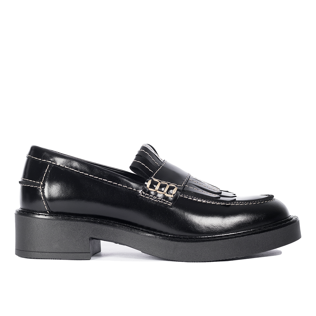 Chunky Penny loafer med frynser