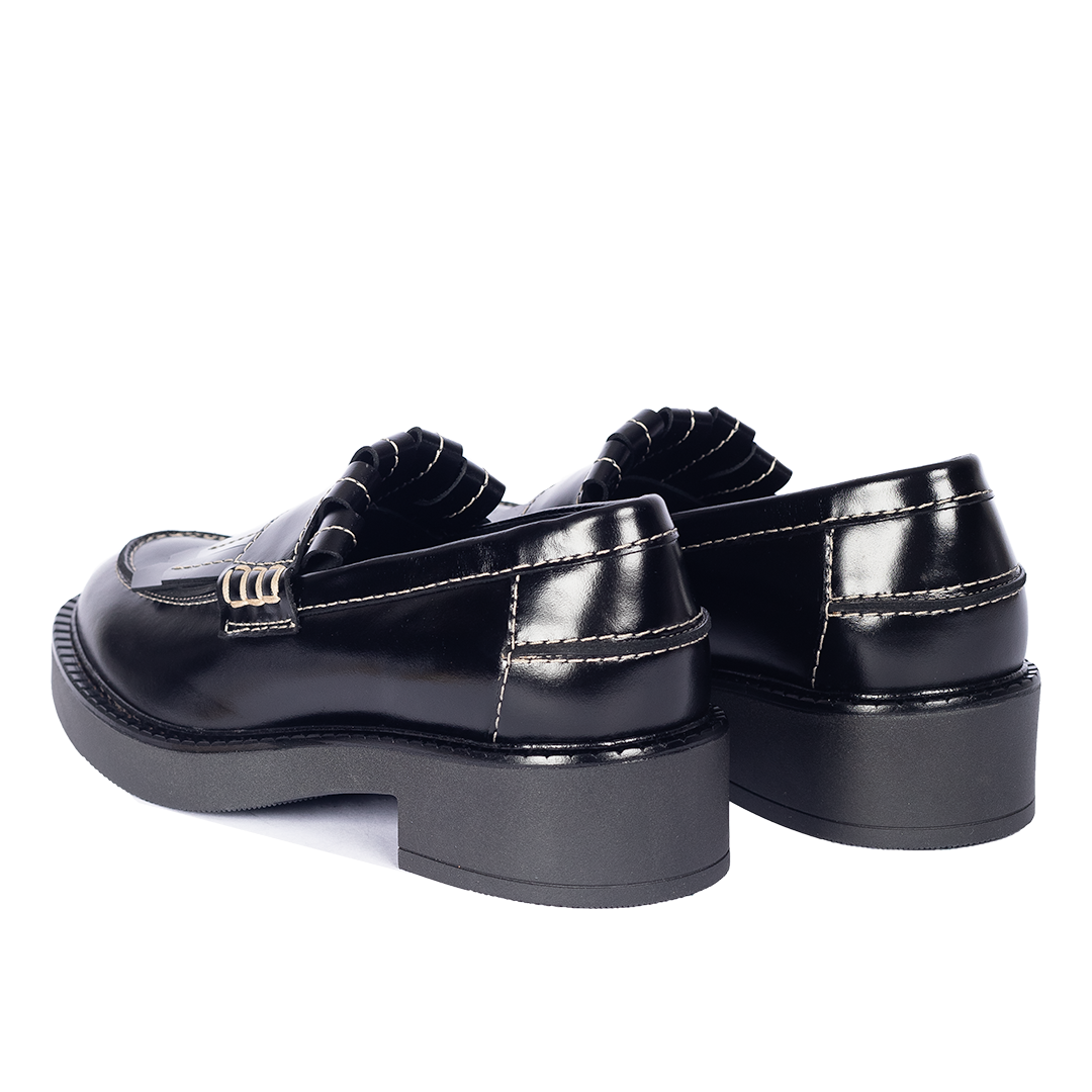 Chunky Penny loafer med frynser