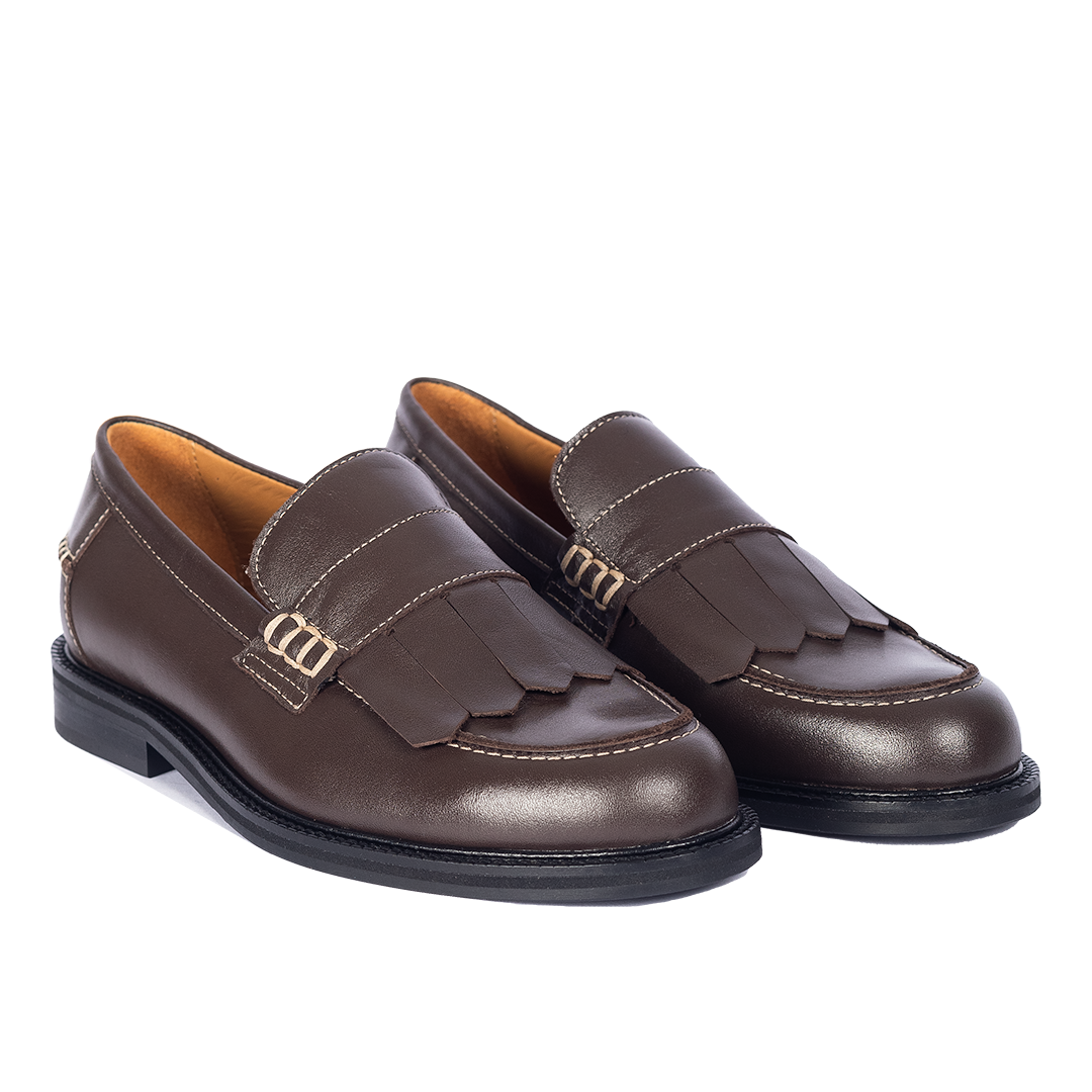 Klassisk Penny loafer med frynser