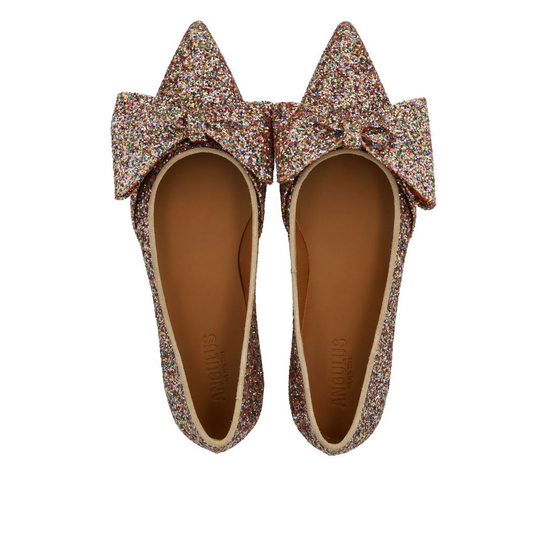 Sløjfeballerina i funklende glitter