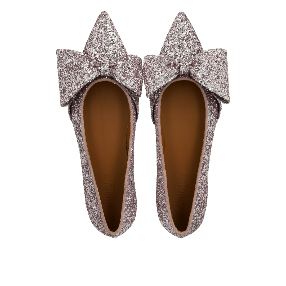 Sløjfeballerina i funklende glitter
