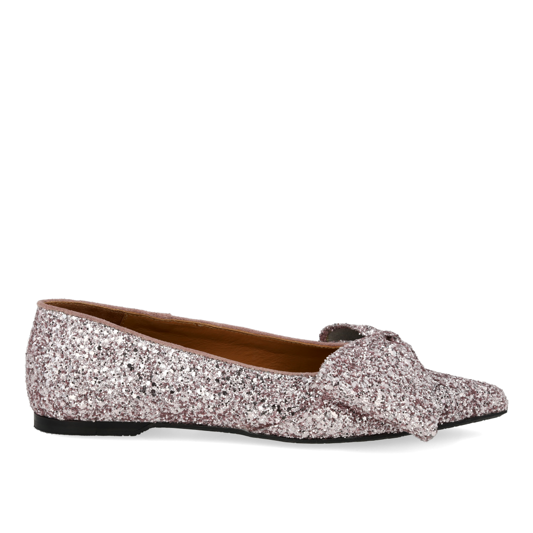 Sløjfeballerina i funklende glitter