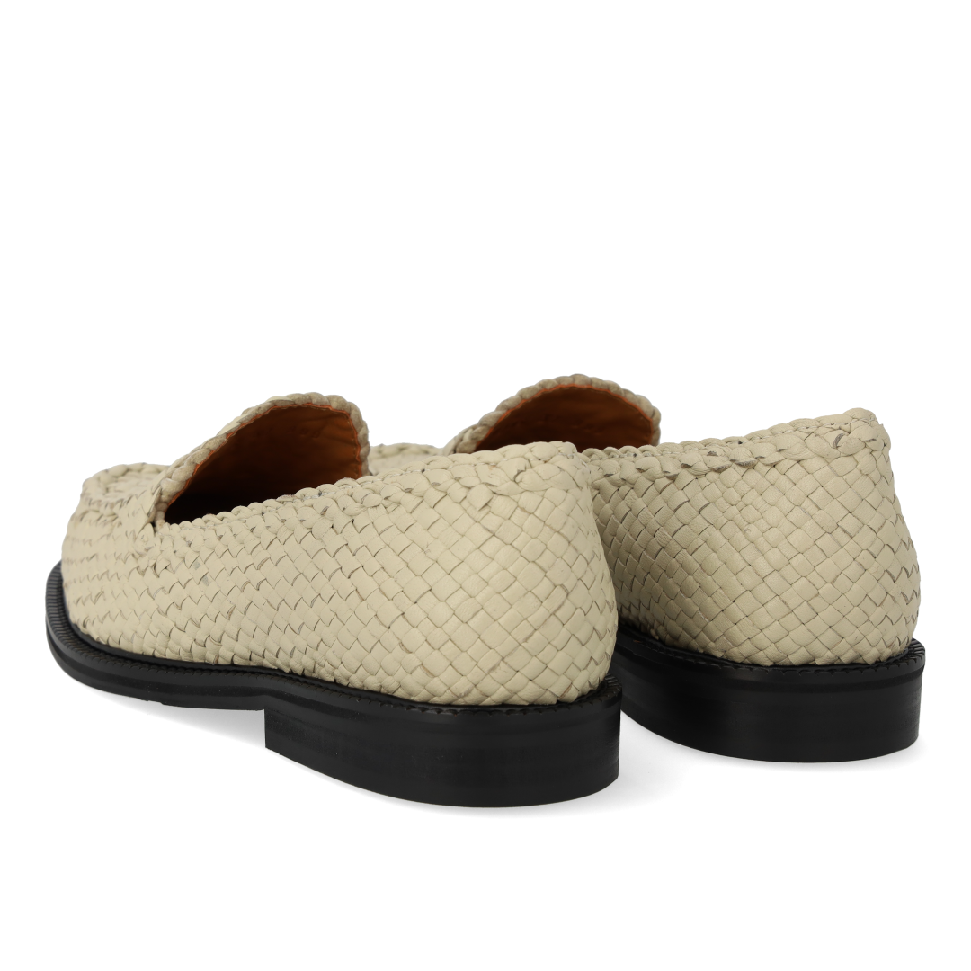 Håndflettet penny loafer