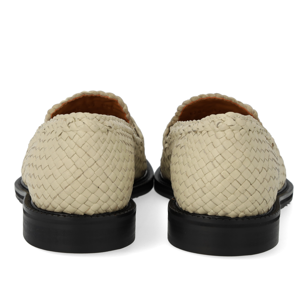 Håndflettet penny loafer