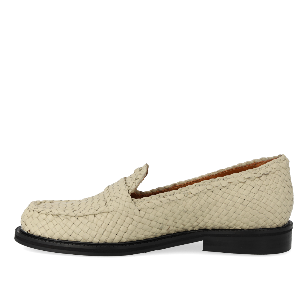 Håndflettet penny loafer