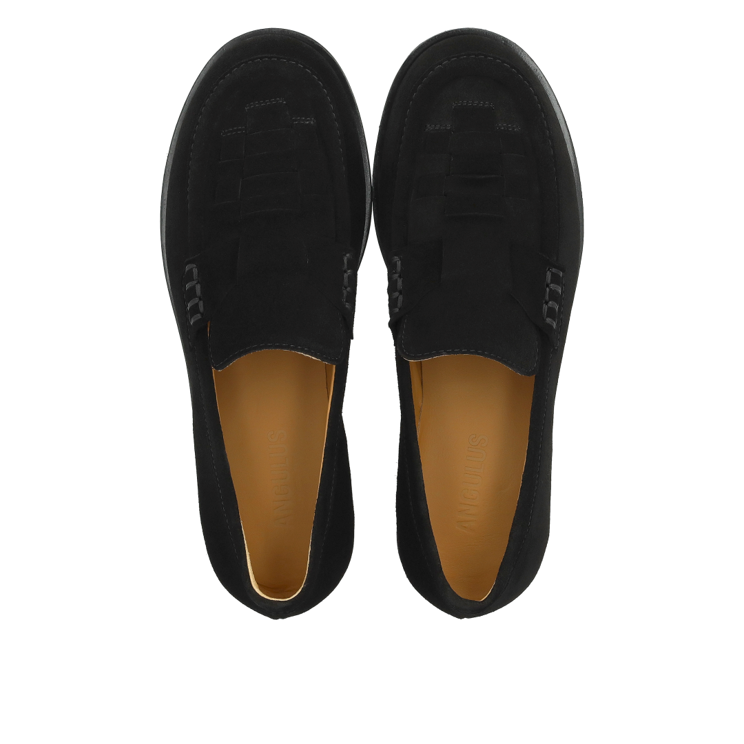 Loafer med fletdetalje