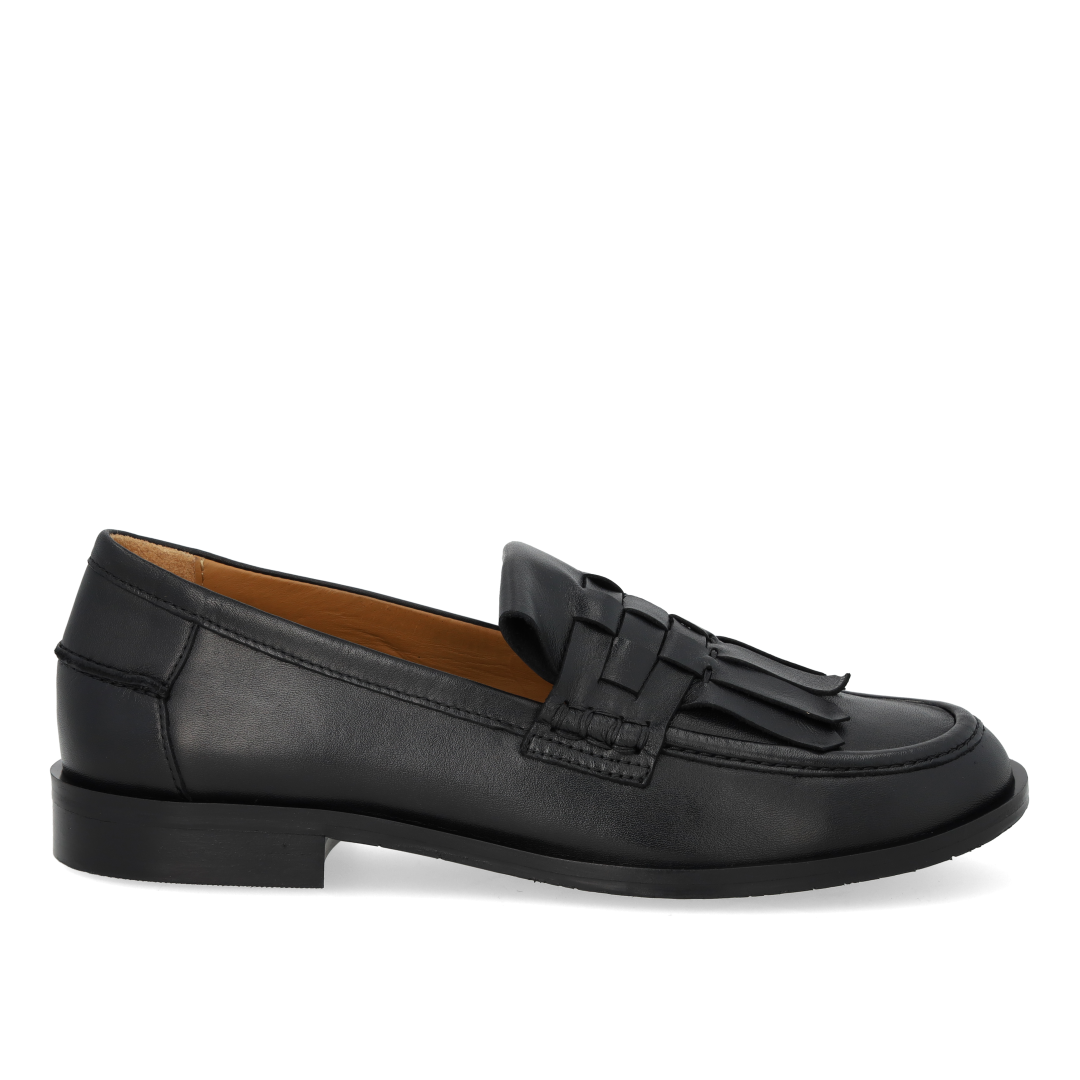Loafer med fletdetalje