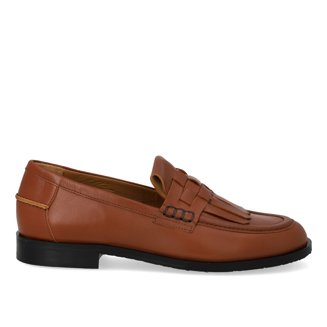 Loafer med fletdetalje