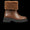 TEX Støvle med pelskant og lynlås
