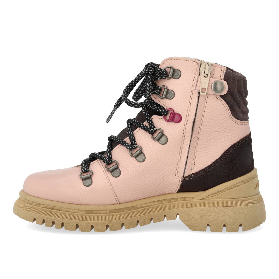 Colourblock TEX-snørestøvle med kontrast eyelet