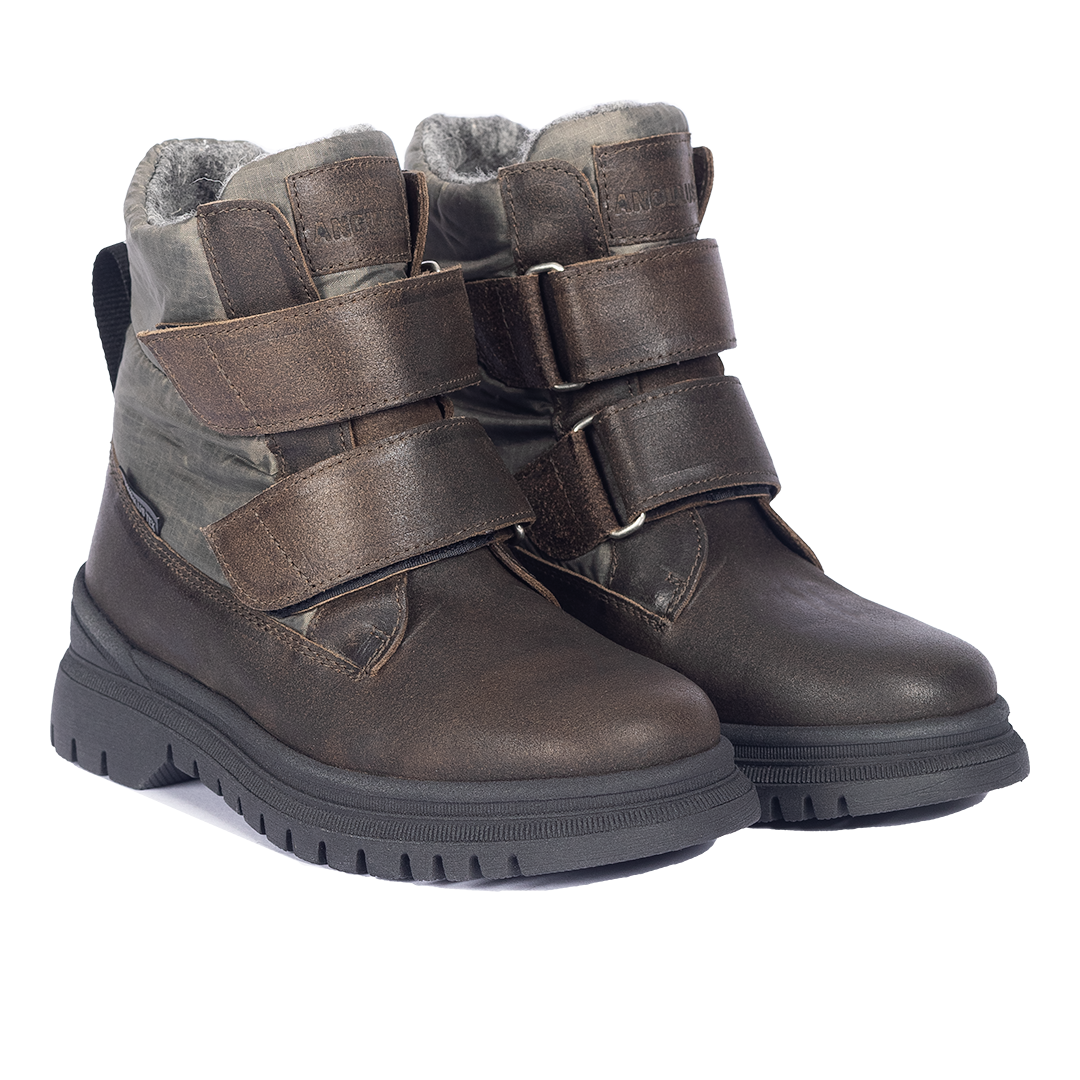 TEX-Støvle med logobånd og velcro