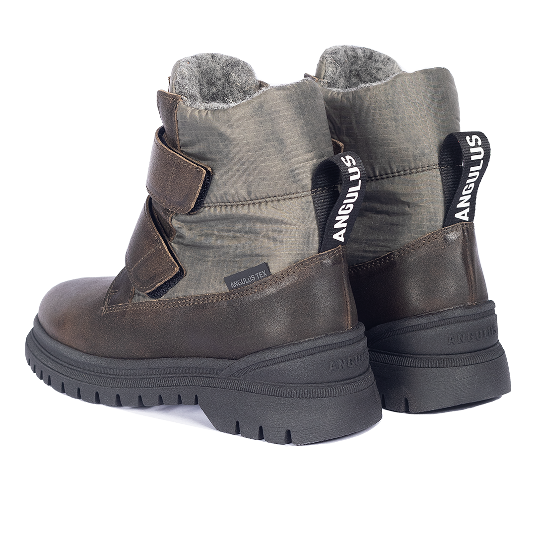 TEX-Støvle med logobånd og velcro