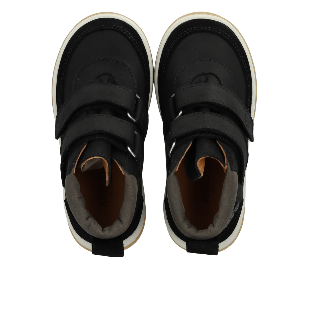 High-top TEX-sneaker i læder