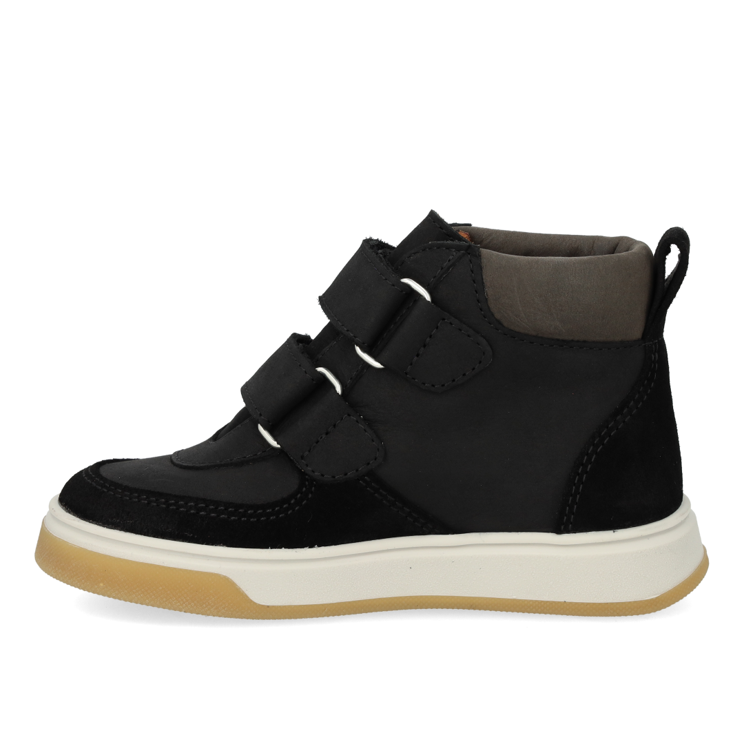 High-top TEX-sneaker i læder