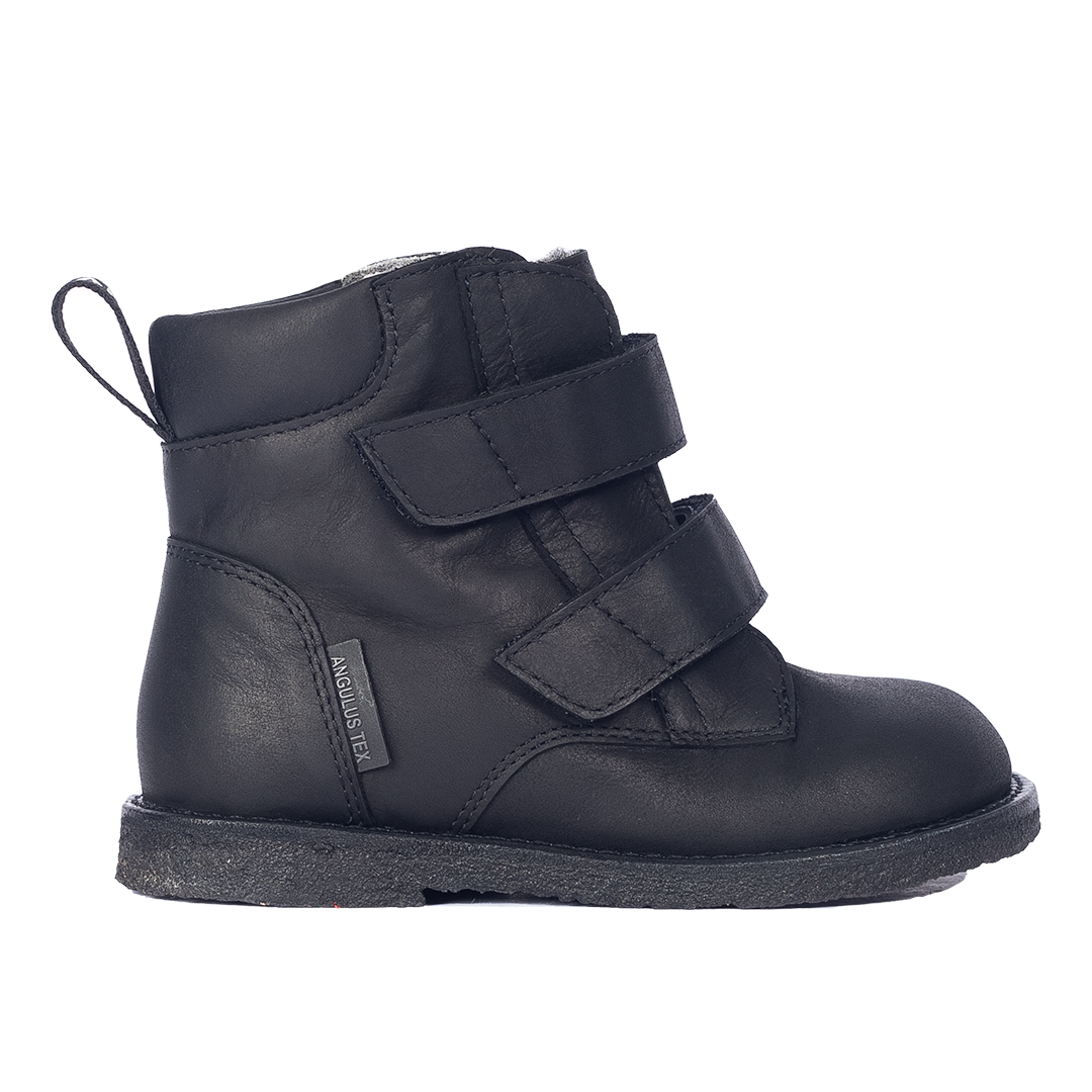 TEX-støvle med velcro og logostrop