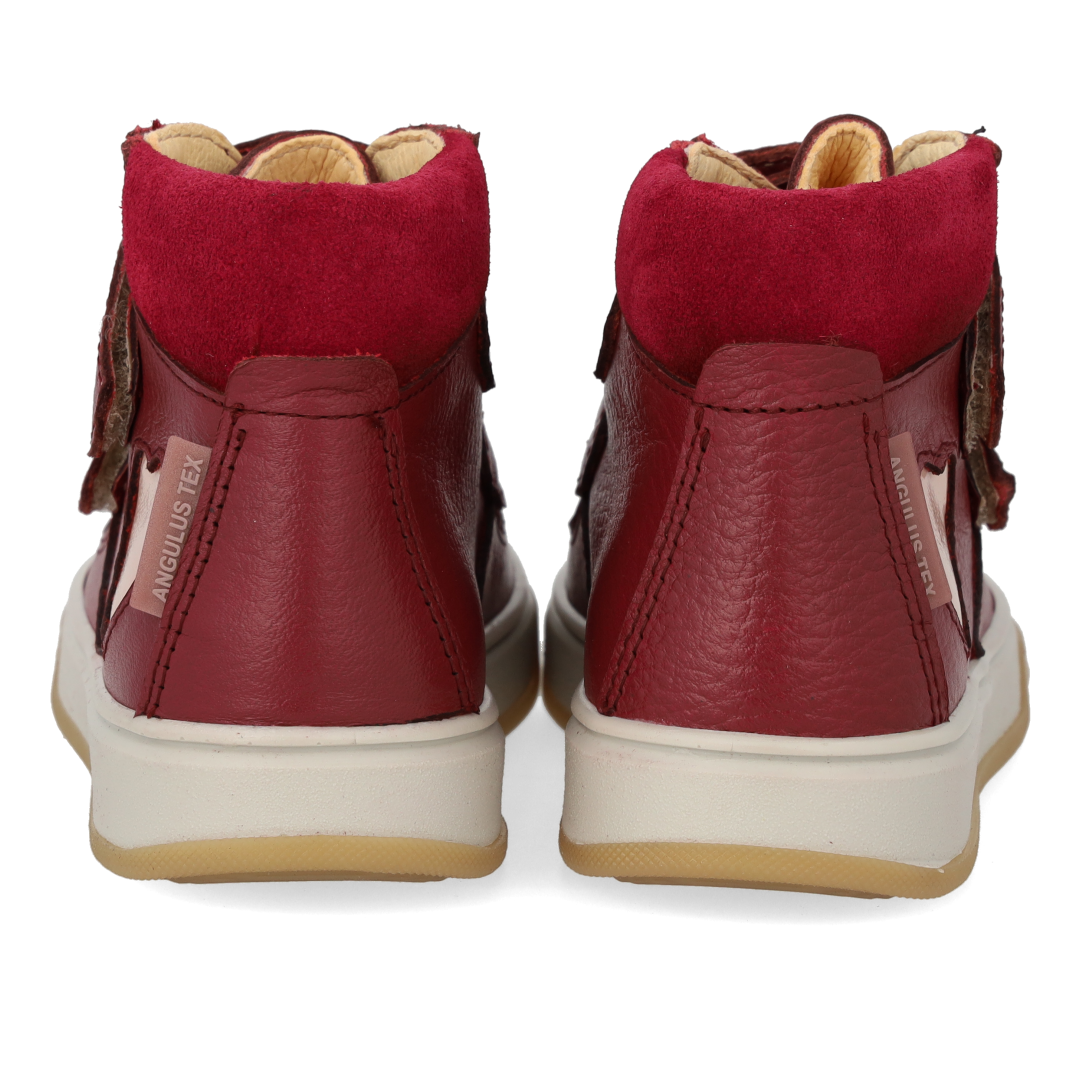 High-top TEX-sneaker med hjerte i lak