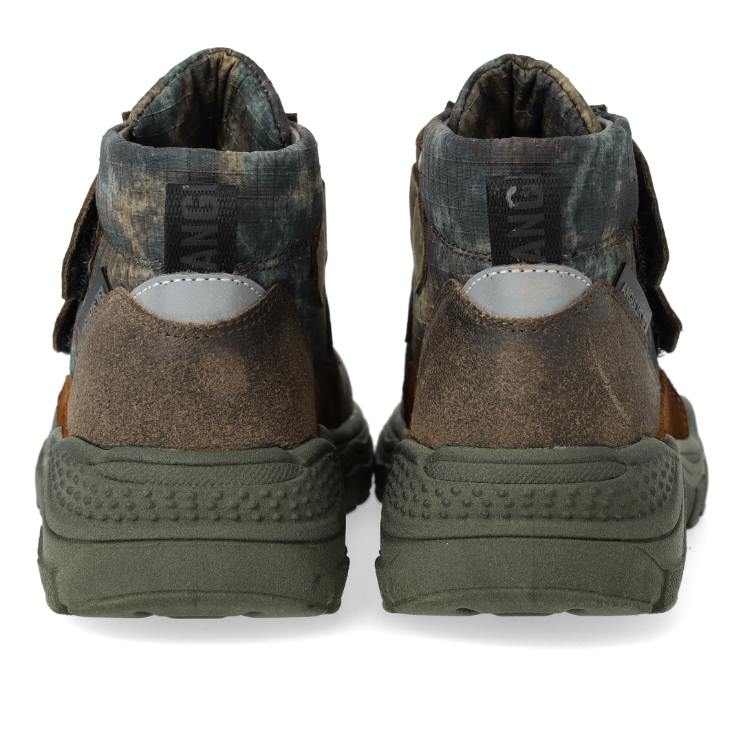 High-top TEX-sneaker i genanvendt nylon