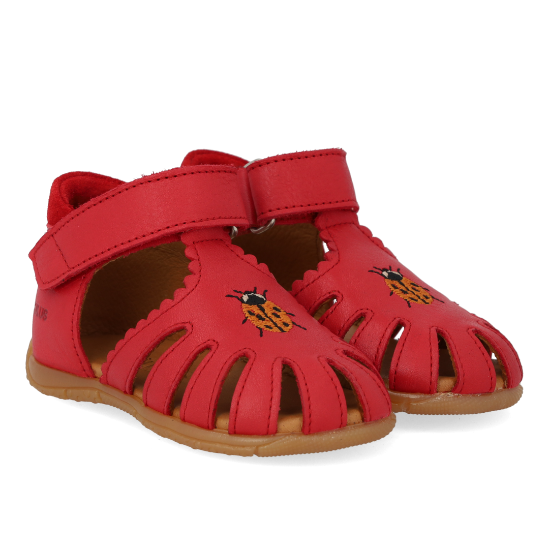 Sandal med broderi