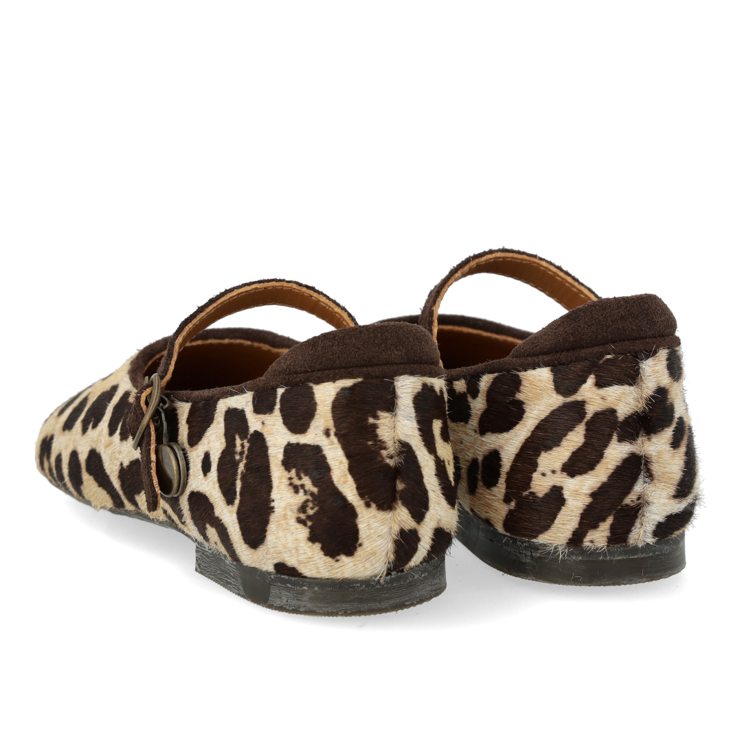 Mary Jane ballerina i pony-pels