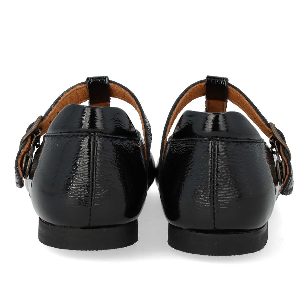 T-bar ballerina med cut-out hjerte