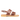 Angulus Sandal med detalje stikninger, velcro og spænde