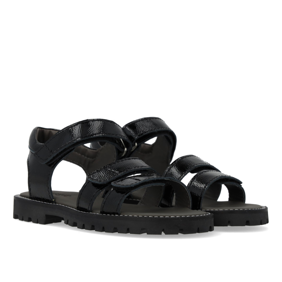 Sandal med tredobbelt velcro