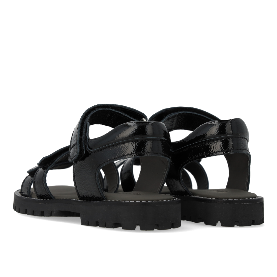 Sandal med tredobbelt velcro