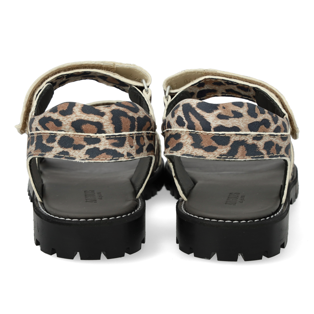 Sandal med tredobbelt velcro