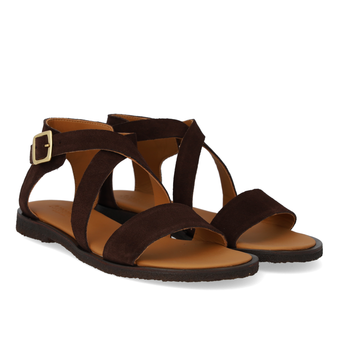 Sandal med spænde