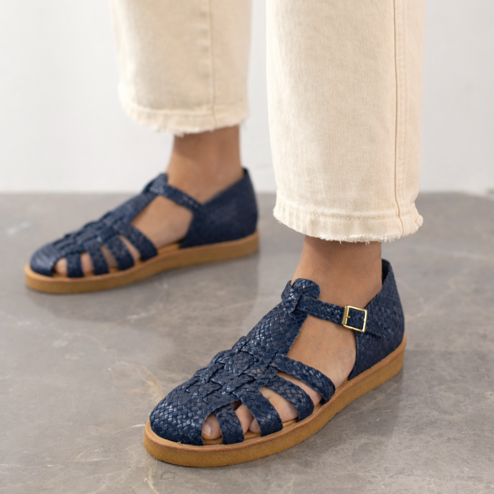 Klassisk håndflettet Fisherman’s sandal