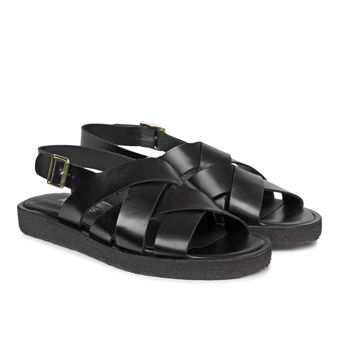 Sandal med spænde