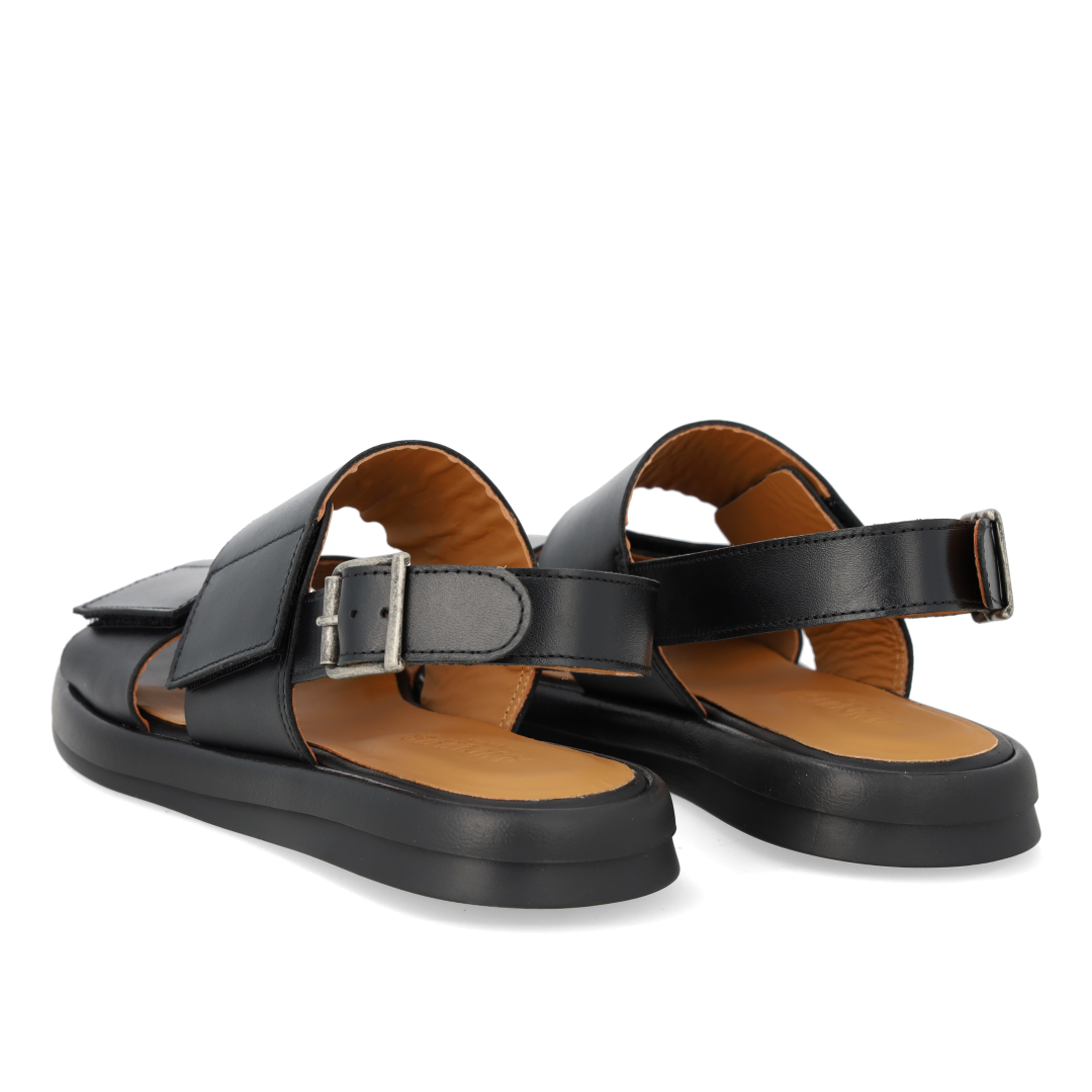 Sandal med justerbare velcroremme