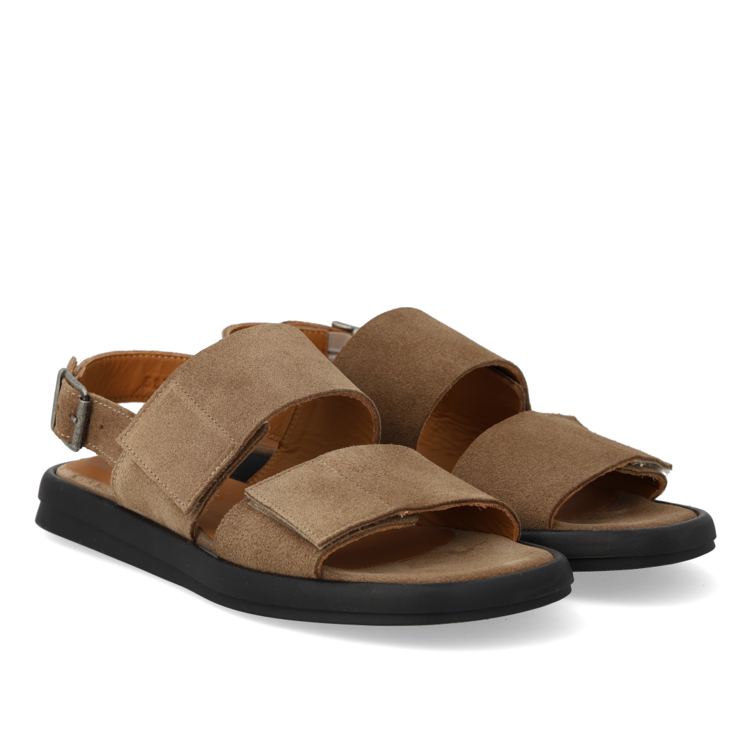 Sandal med justerbare velcroremme