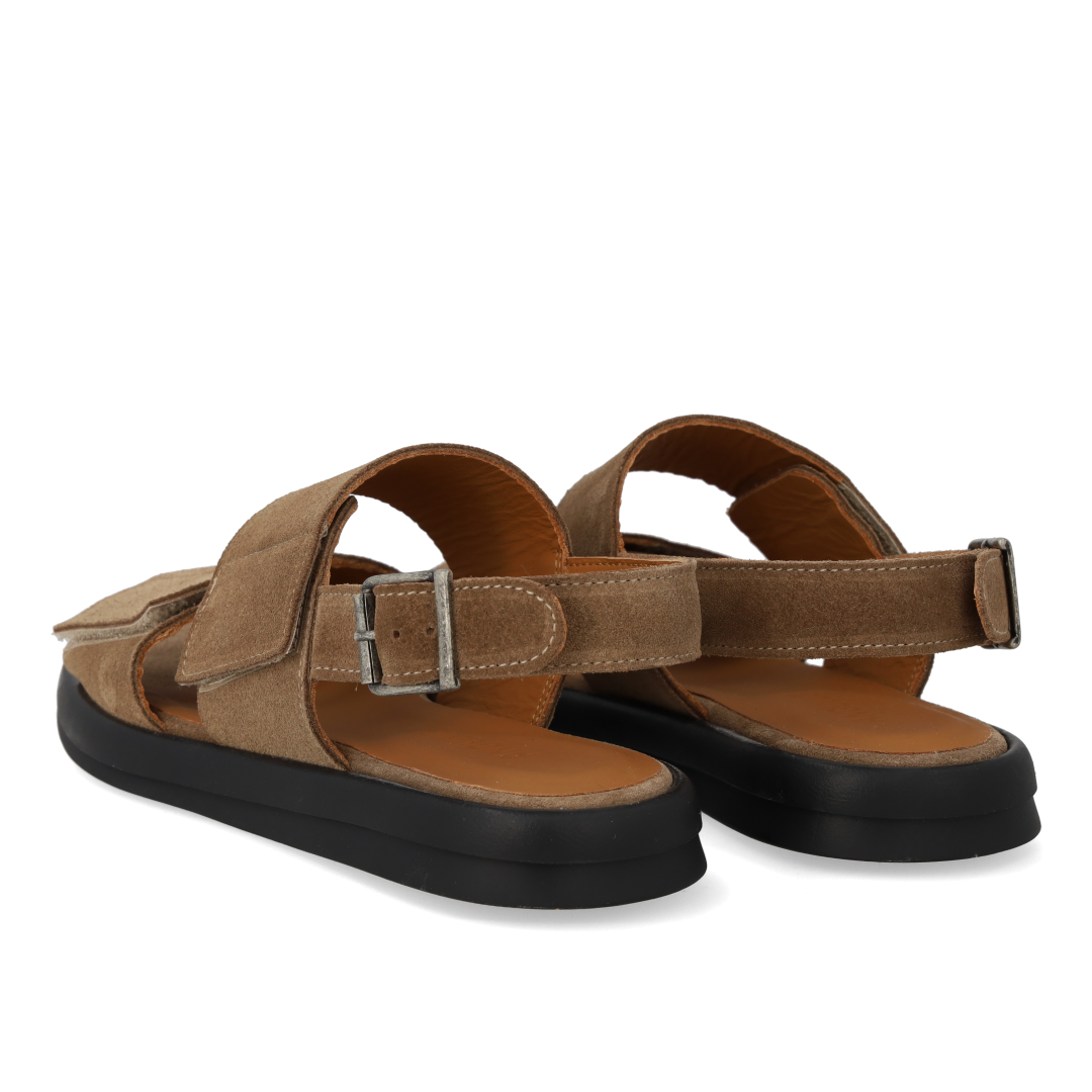 Sandal med justerbare velcroremme