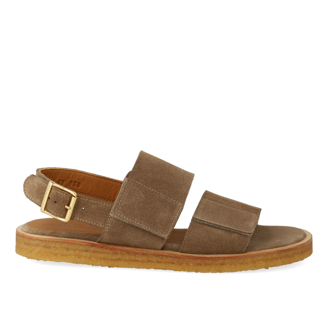 Sandal med justerbare velcroremme