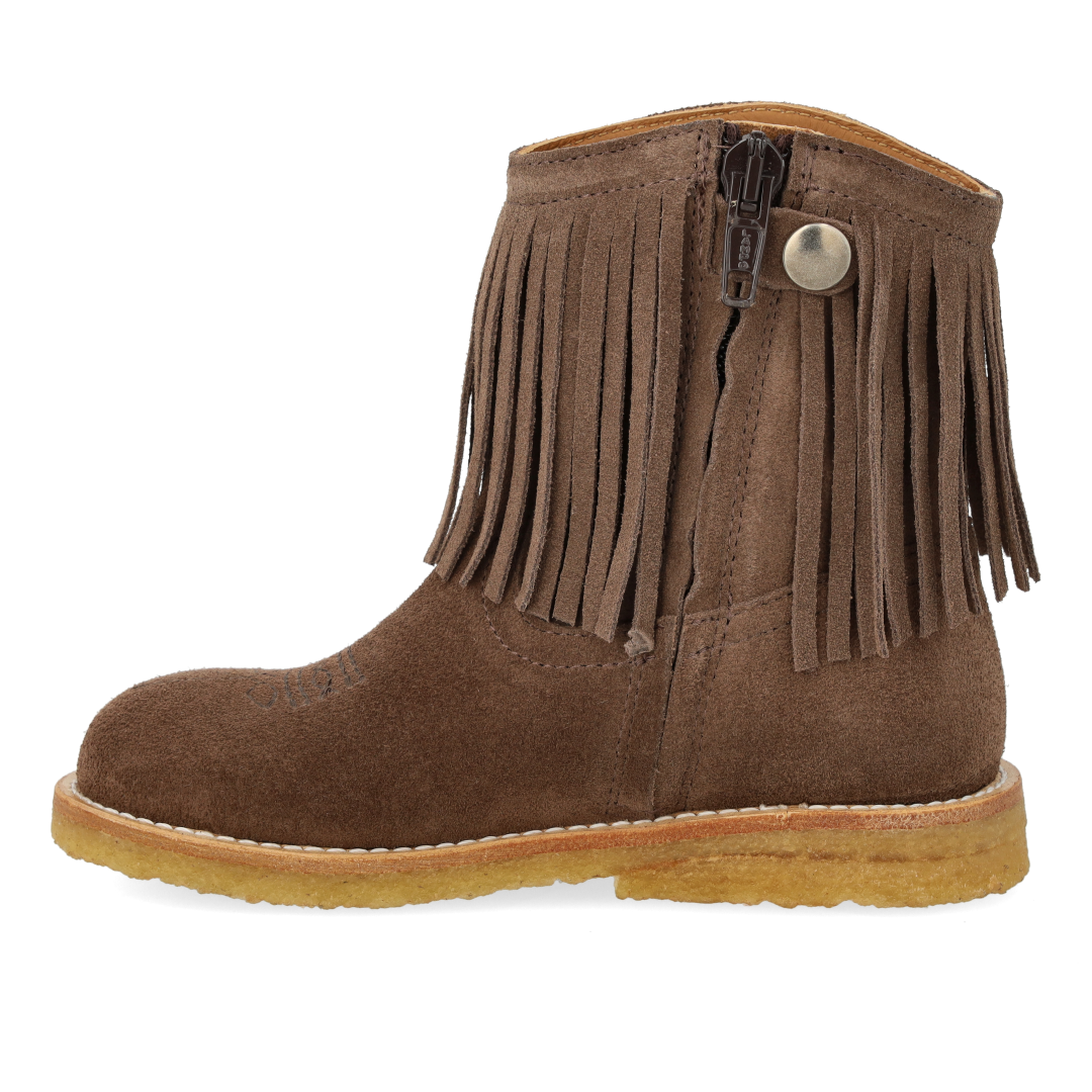 Cowboystøvle med frynser og broderi