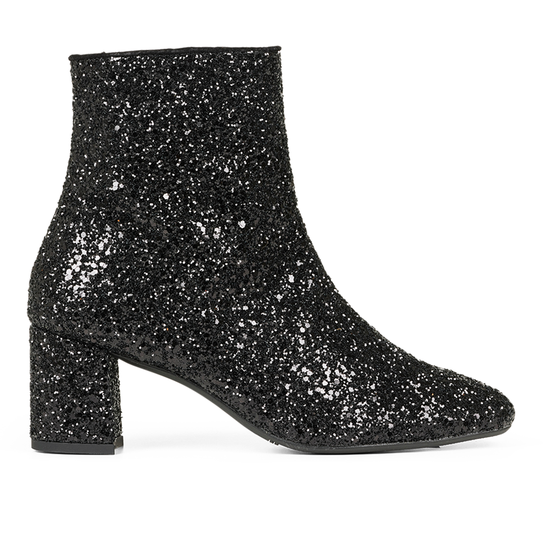 Funklende glitterstøvlet