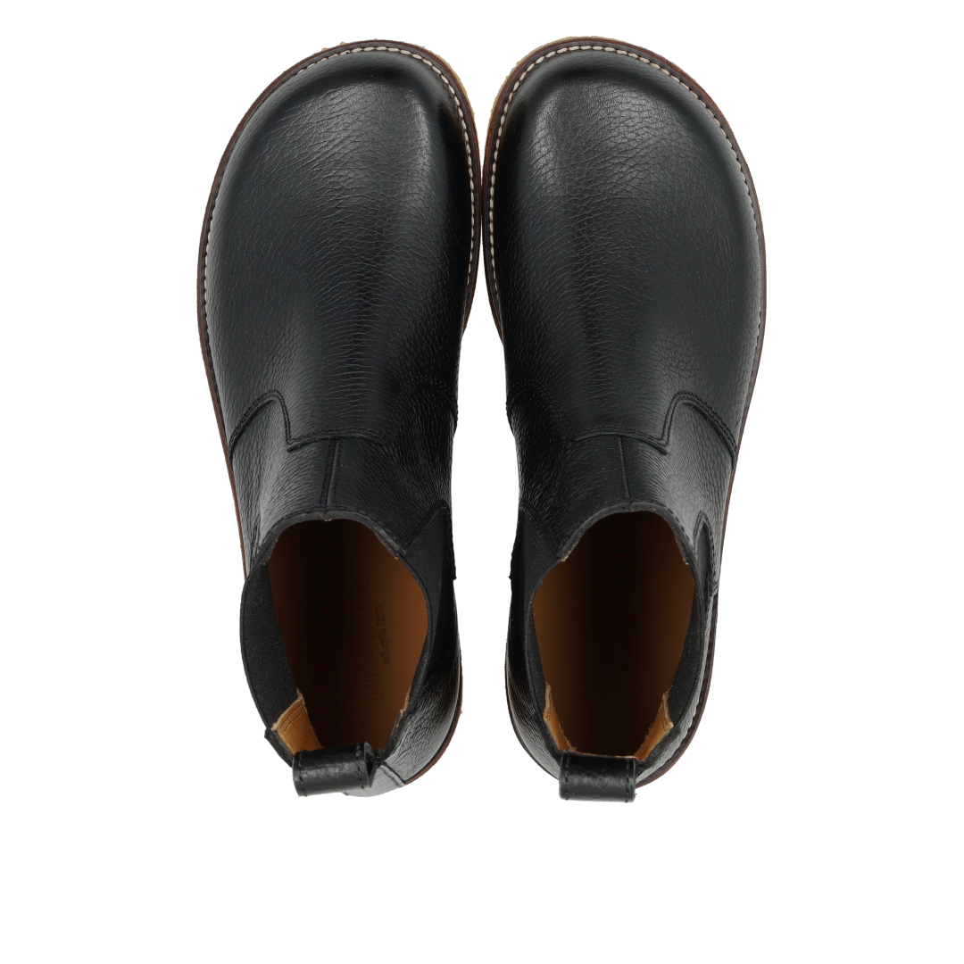 Chelsea støvle med kontraststikninger