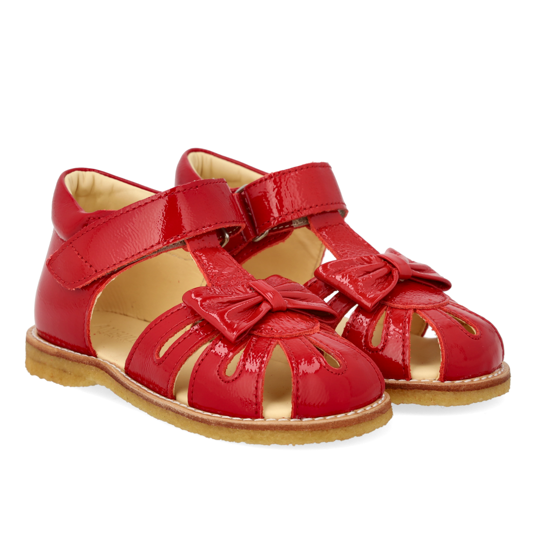 Begynder sandal med sløjfe og velcro lukning