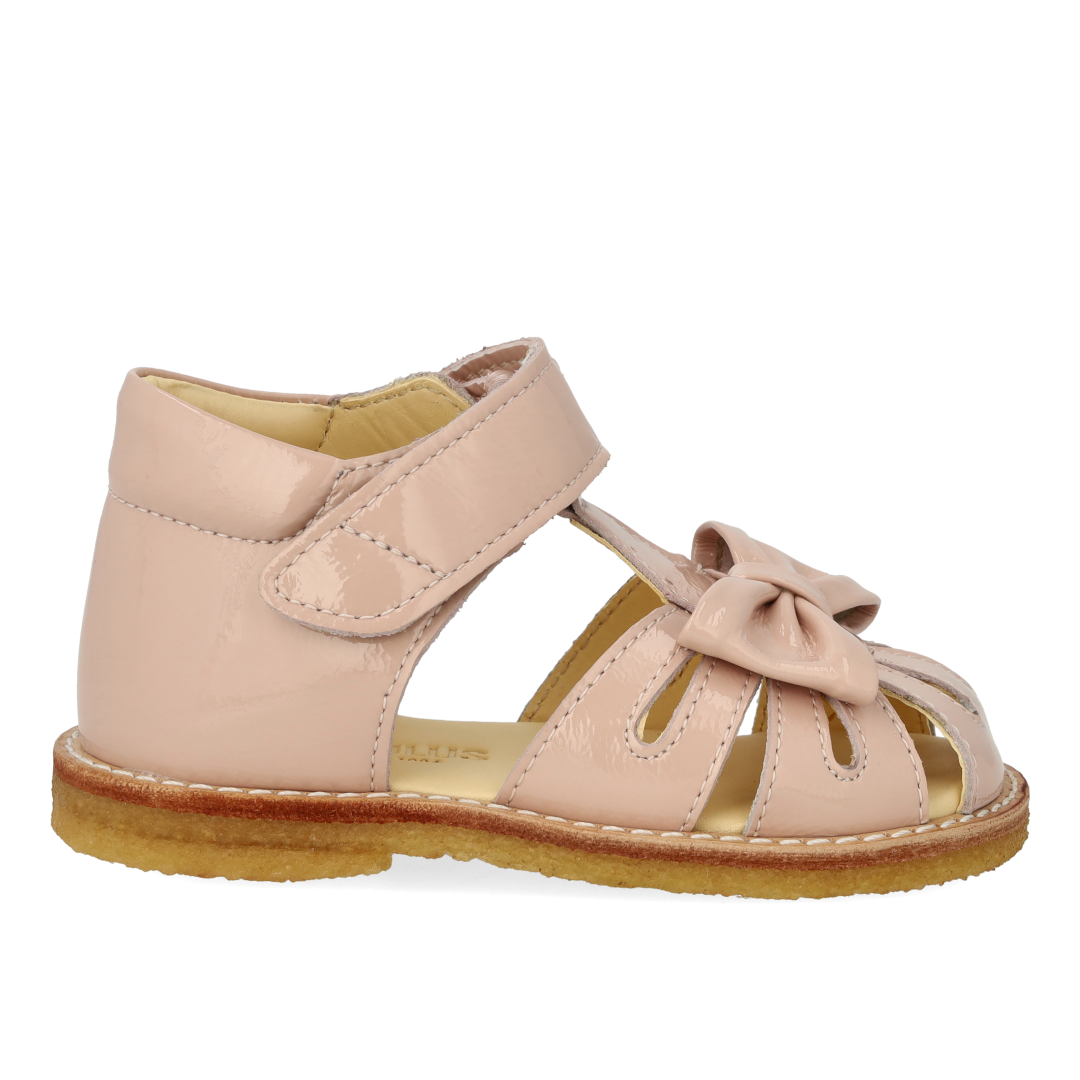 Begynder sandal med sløjfe og velcro lukning