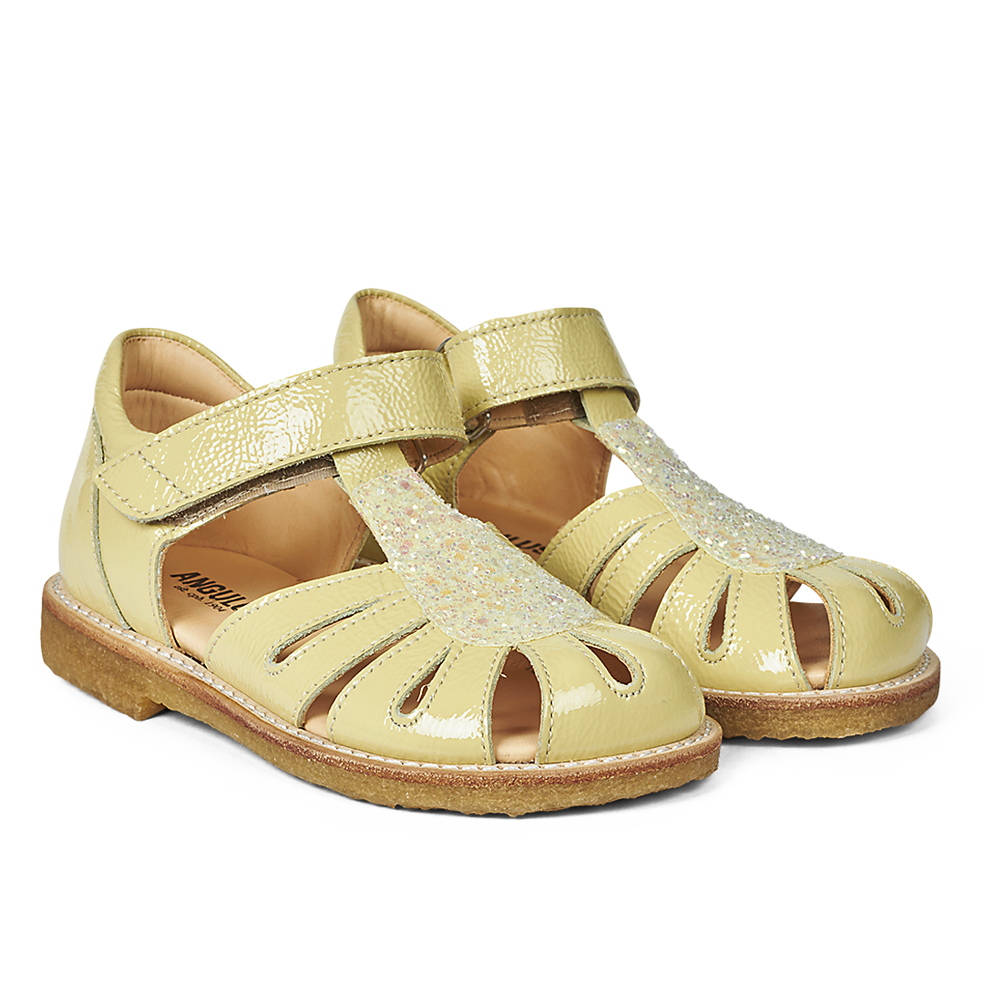 0541-101 Sandal med velcrolukning - SHINE